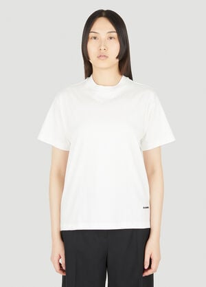 Jil Sander+ Pack of Three Classic T-Shirts White jsp0247014
