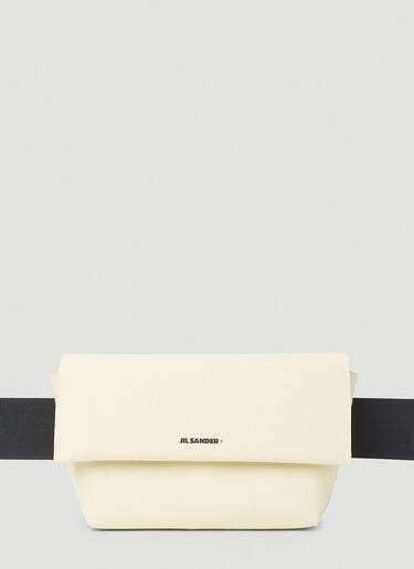 로고 프린트 벨트 백 Jil Sander+ 로고 프린트 벨트 백 화이트 jsp0251019