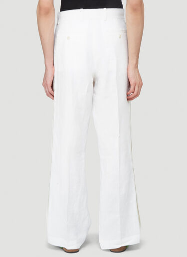 J.W. Anderson Wide Leg Tux Pants White jwa0140011