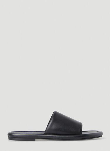 JW Anderson 범퍼 플랫 샌들 블랙 jwa0149002