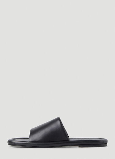 범퍼 플랫 샌들 JW Anderson 범퍼 플랫 샌들 블랙 jwa0149002