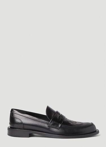 Anchor Logo Loafers JW Anderson Anchor Logo Loafers Black jwa0151004