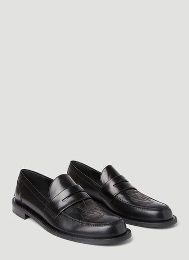 Anchor Logo Loafers JW Anderson Anchor Logo Loafers Black jwa0151004