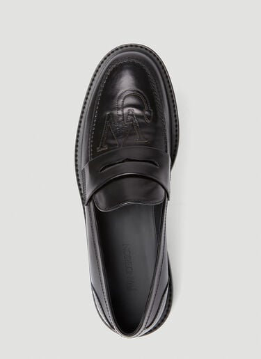Anchor Logo Loafers JW Anderson Anchor Logo Loafers Black jwa0151004