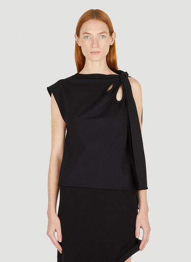 Cutout アシンメトリー カットアウトトップ JW Anderson Cutout アシンメトリー カットアウトトップ ブラック jwa0250003