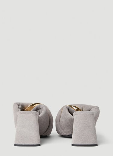 JW Anderson 체인 트위스트 힐 뮬 그레이 jwa0251005