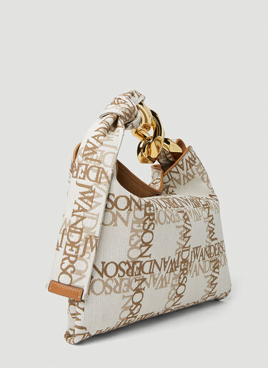 スモールチェーン ロゴキャンバス ショルダーバッグ JW Anderson スモールチェーン ロゴキャンバス ショルダーバッグ ベージュ jwa0251022