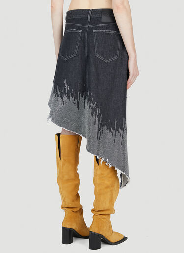 JW Anderson 비대칭 스터드 장식 스커트 그레이 jwa0252002