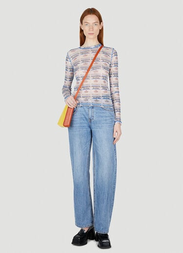 JW Anderson 케어 라벨 탑 화이트 jwa0252006