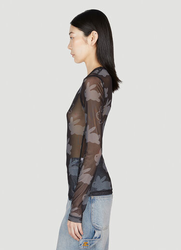 Underpinning Long Sleeve Top JW Anderson Underpinning Long Sleeve Top Black jwa0253007