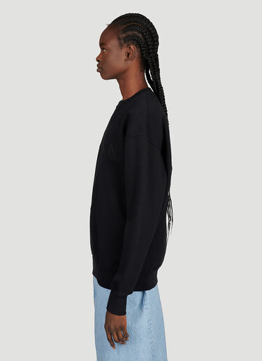 徽标刺绣运动衫 JW Anderson 徽标刺绣运动衫 黑色 jwa0253008
