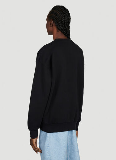 徽标刺绣运动衫 JW Anderson 徽标刺绣运动衫 黑色 jwa0253008