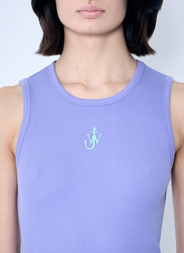 Anchor Logo Tank Top JW Anderson Anchor Logo Tank Top Purple jwa0259005