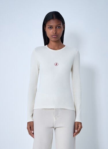 JW Anderson Logo Motif T-Shirt White jwa0261004