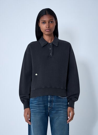 Polo Sweatshirt JW Anderson Polo Sweatshirt Black jwa0261006