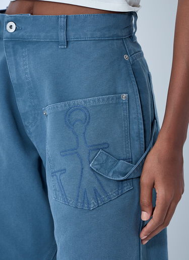 JW Anderson Twisted Pants Blue jwa0261008