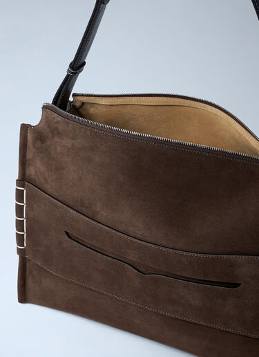 Leather Loafer Bag JW Anderson Leather Loafer Bag Brown jwa0261011
