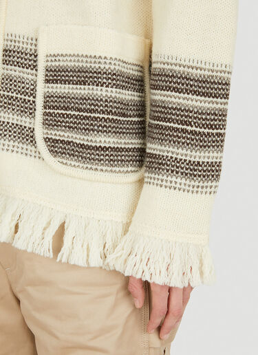 Junya Watanabe Serape 拉链毛衣 白色 jwn0150016