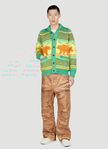 Junya Watanabe 베어 카디건 그린 jwn0152005