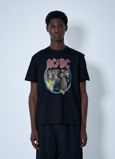 Junya Watanabe AC/DC T-Shirt Black jwn0160001