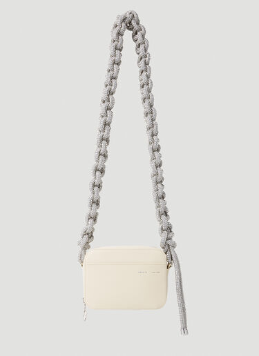 Crystal Cobra Shoulder Bag KARA Crystal Cobra Shoulder Bag Cream kar0251017