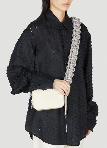 Crystal Cobra Shoulder Bag KARA Crystal Cobra Shoulder Bag Cream kar0251017