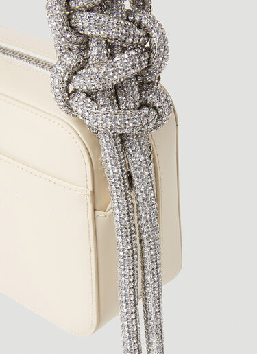 Crystal Cobra Shoulder Bag KARA Crystal Cobra Shoulder Bag Cream kar0251017