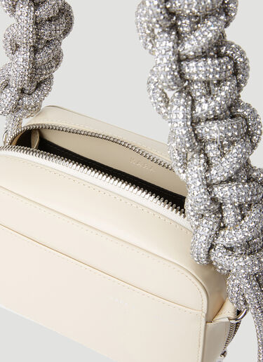 Crystal Cobra Shoulder Bag KARA Crystal Cobra Shoulder Bag Cream kar0251017