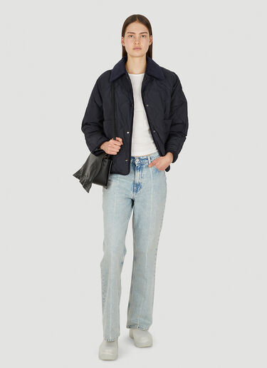 KASSL Editions 오리지널 퀼트 재킷 Navy kas0251008