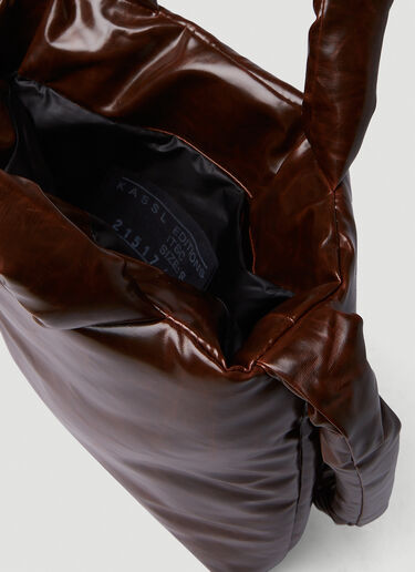 Pillow Oil Small Tote Bag KASSL Editions Pillow Oil Small Tote Bag Brown kas0251015