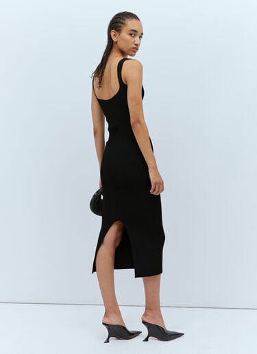 Nina Rib Dress KHAITE Nina Rib Dress Black kha0253003