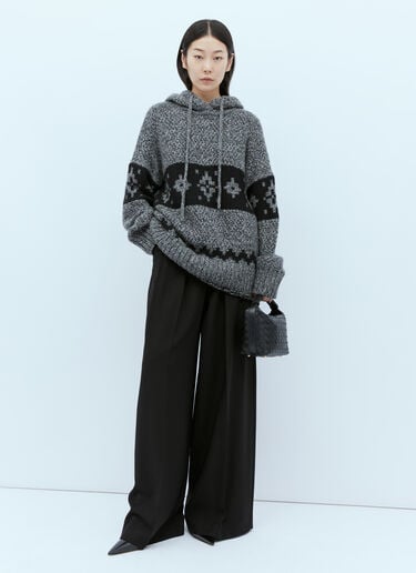 Dobbi 针织连帽毛衣 KHAITE Dobbi 针织连帽毛衣 灰色 kha0253012