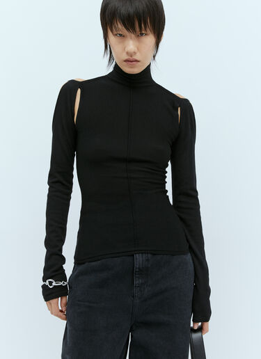 Marlowe Knit Top KHAITE Marlowe Knit Top Black kha0254002