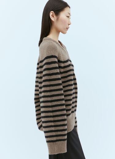 Nalani Cashmere Sweater Khaite Nalani Cashmere Sweater Brown kha0255005