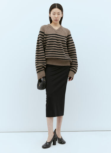 Nalani Cashmere Sweater Khaite Nalani Cashmere Sweater Brown kha0255005
