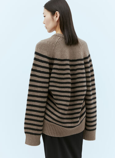Nalani Cashmere Sweater Khaite Nalani Cashmere Sweater Brown kha0255005