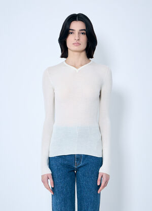 Khaite Tania Top White kha0259009