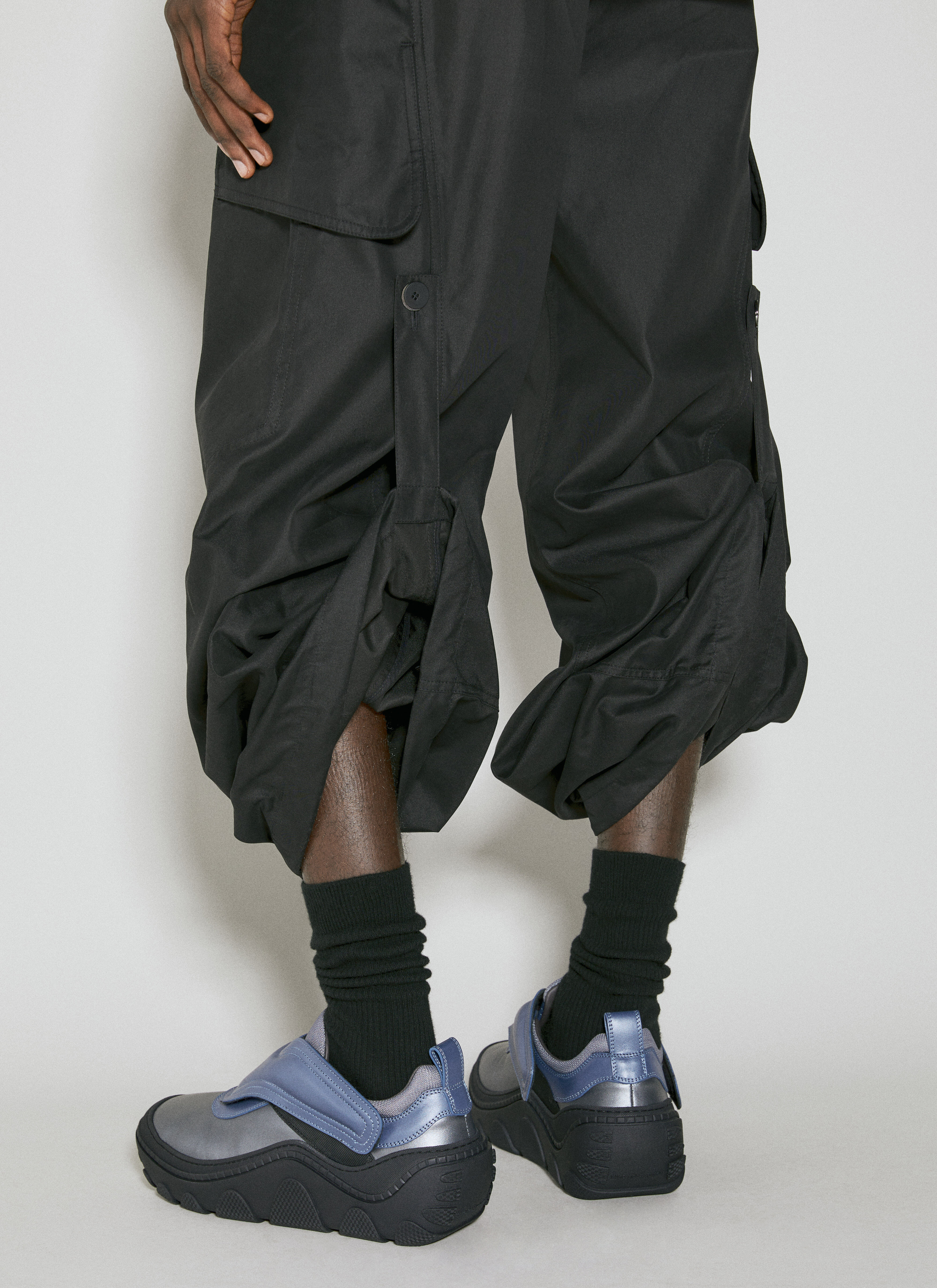 Kiko Kostadinov Men's' Meno Loose Pants in Black | LN-CC®