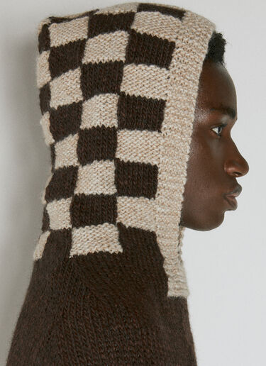 Agathon Crochet Balaclava Kiko Kostadinov Agathon Crochet Balaclava Beige kko0154017