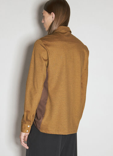 Kiko Kostadinov Rino Twisted Jersey Shirt Brown kko0156008