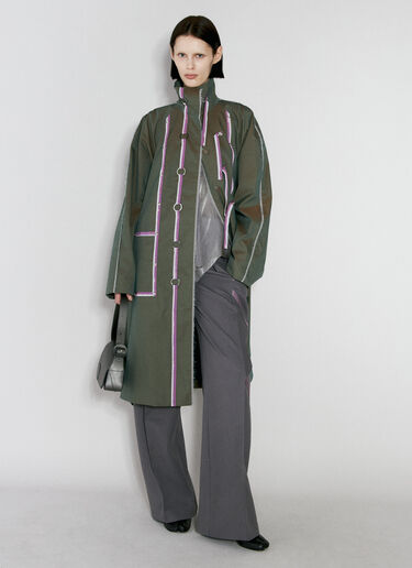Aketon Coat Kiko Kostadinov Aketon Coat Green kko0254005