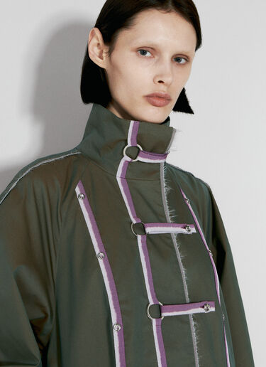 Aketon Coat Kiko Kostadinov Aketon Coat Green kko0254005