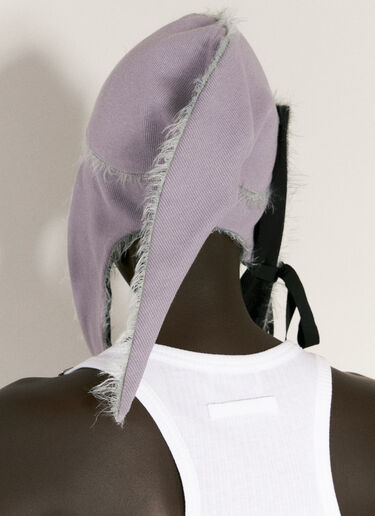 Twisted Ribbon Beanie Kiko Kostadinov Twisted Ribbon Beanie Lilac kko0254014