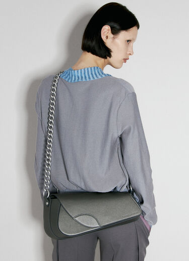 Large Chain Trivia Shoulder Bag Kiko Kostadinov Large Chain Trivia Shoulder Bag Grey kko0254015