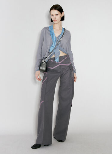 Large Chain Trivia Shoulder Bag Kiko Kostadinov Large Chain Trivia Shoulder Bag Grey kko0254015