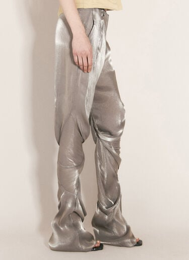 Orpheus Metallic Pants Kiko Kostadinov Orpheus Metallic Pants Silver kko0256002