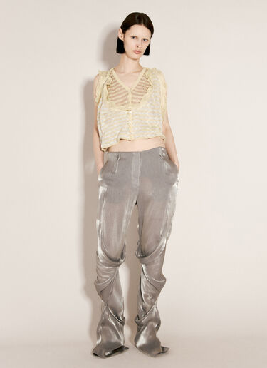 Spakona Striped Top Kiko Kostadinov Spakona Striped Top Yellow kko0256009