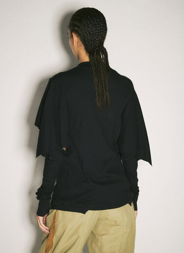 Circle Jersey Top Kiko Kostadinov Circle Jersey Top Black kko0258008