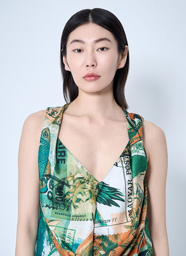 Kiko Kostadinov 마카리안 블라우스  오렌지 kko0260005