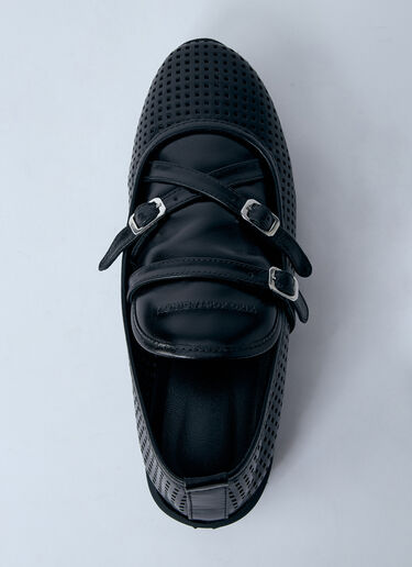 Kiko Kostadinov Sonia Buckle Loafers Black kko0260010